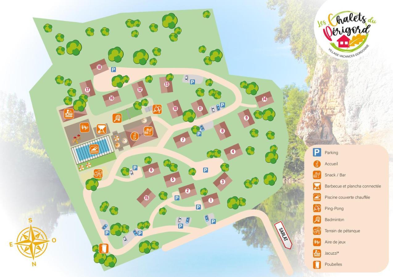 Les Chalets Du Perigord Sarlat-la-Caneda Luaran gambar